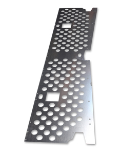 Sheet metal part. up tier Step 24-18 V16 holes f/pipe48x28